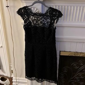 Shoshanna black lace dress Size 2
